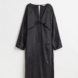 H&M Cut-out Satin Dress